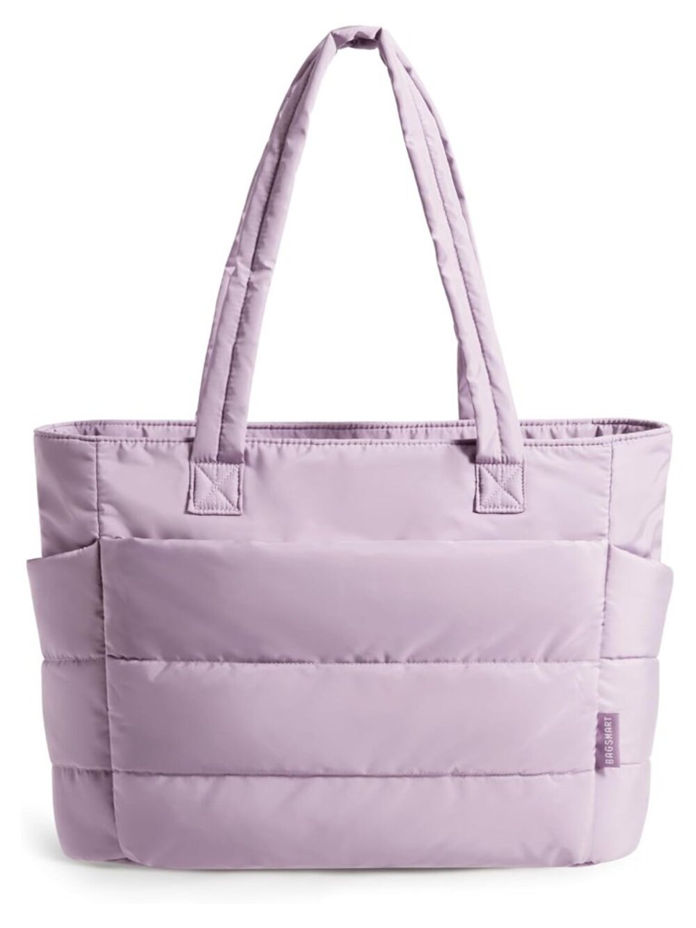 BAGSMART Puffy Tote Bag Lightweight Work Handbag Laptop Gym Travel